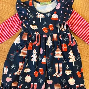 Millie Loves Lily Christmas Dress Size‎ 5
